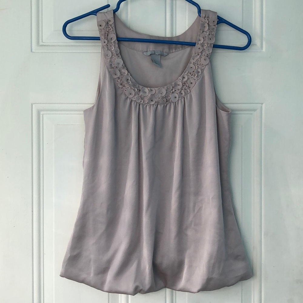 H&M silver tank top